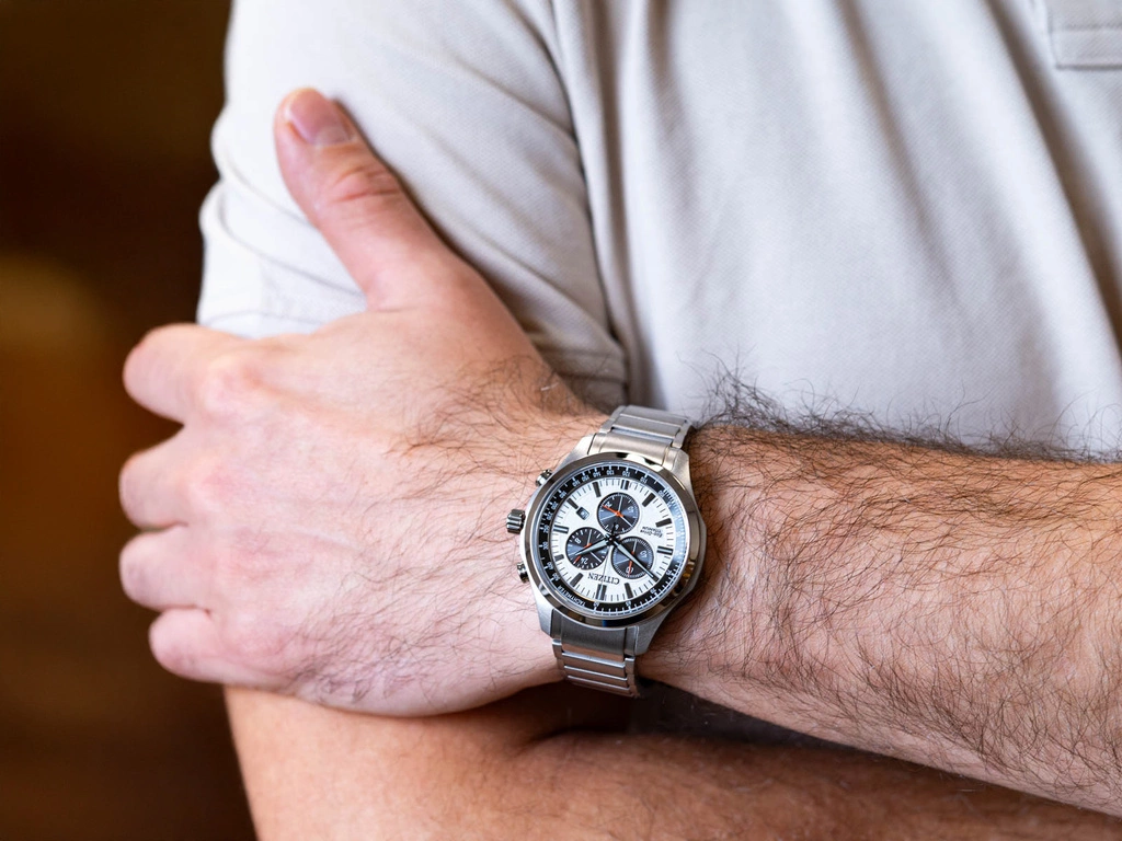 Zegarek męski Citizen AT2530-85A Super Titanium Sporty Chronograph