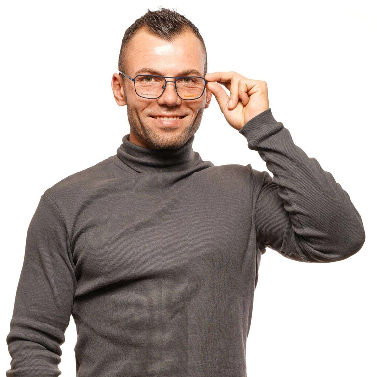 Okulary oprawki Timberland TB1593 091 55 Niebieskie