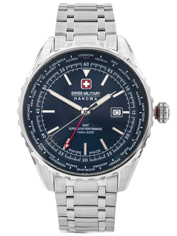 Zegarek męski Swiss Military Hanowa SMWGH0003204 Afterburn GMT