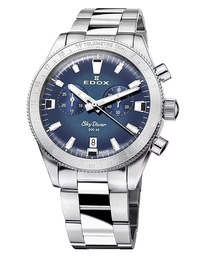 Zegarek męski EDOX 10116 3 BUIDN Skydiver Chrono Set Limited Edition
