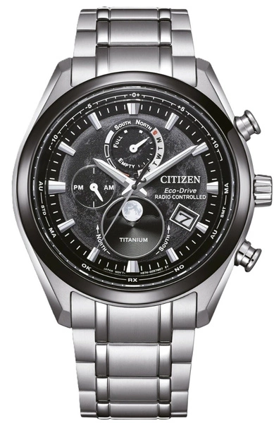 Zegarek męski Citizen BY1018-80E Tsukiyomi Radio Controlled Moonphase 