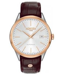 Zegarek męski ROAMER 508833 49 15 05 Superior 3H Gents