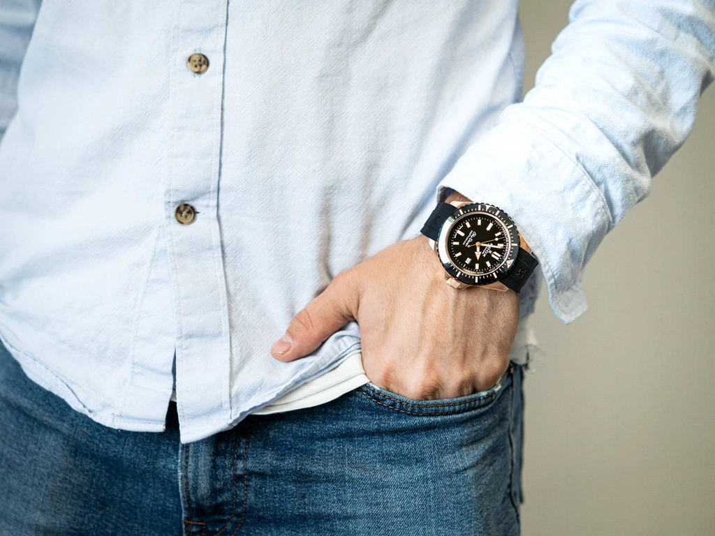 Zegarek męski EDOX 80120 37RNNCA NIR Sky Diver Neptunian