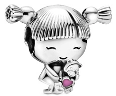 Charms Pandora 798016EN160 Dziewczynka z warkoczykami