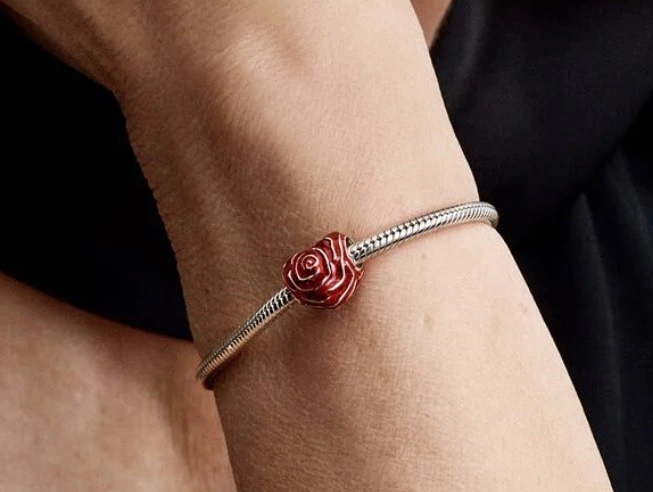 Charms Pandora Różane Serce 793673C01