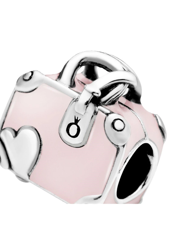 Charms Pandora 798063EN124 Różowa torba podróżna