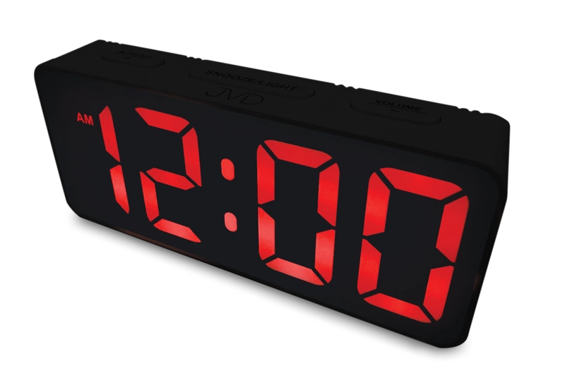 Budzik JVD SB524.2 ZASILACZ DRZEMKA PODŚWIETLENIE