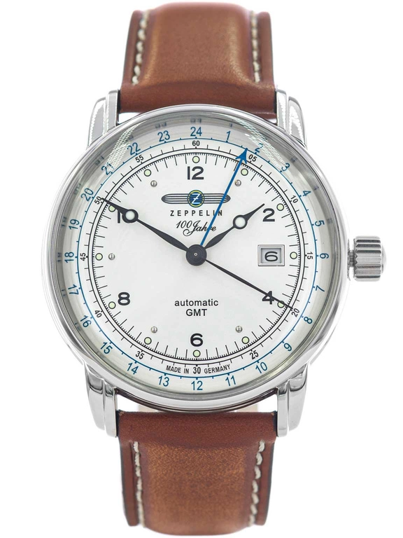 Zegarek męski ZEPPELIN 8666-1 100 Jahre GMT Automatic