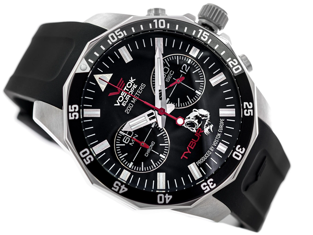 Zegarek męski VOSTOK EUROPE Vostok N1 Rocket 6S21-225A436 Marcin Tybura "Tybur"