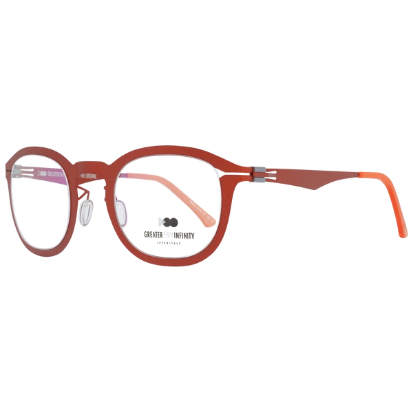 Okulary oprawki Męskie Greater Than Infinity GT003 V06 46 Pomarańczowe