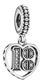 Charms Pandora 797262CZ Zawieszka na 18. urodziny