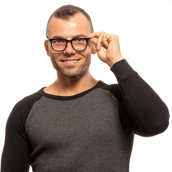 Okulary oprawki Męskie Lozza VL4136 0BLK 51 Czarne