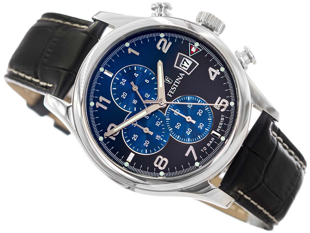 Zegarek męski FESTINA F20375/7 Timeless Chronograph