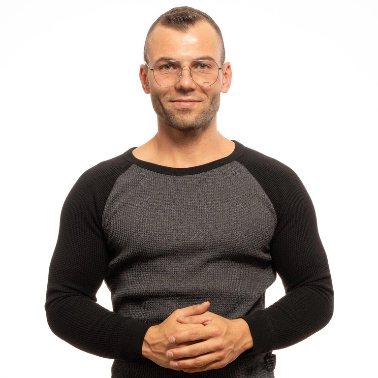 Okulary oprawki Męskie Lozza VL2330V 0579 55 Srebrne