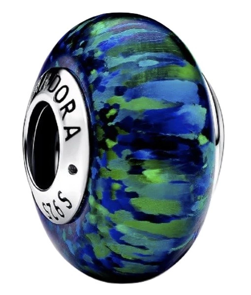 Charms Pandora Opalizująca zieleń 791691C04 