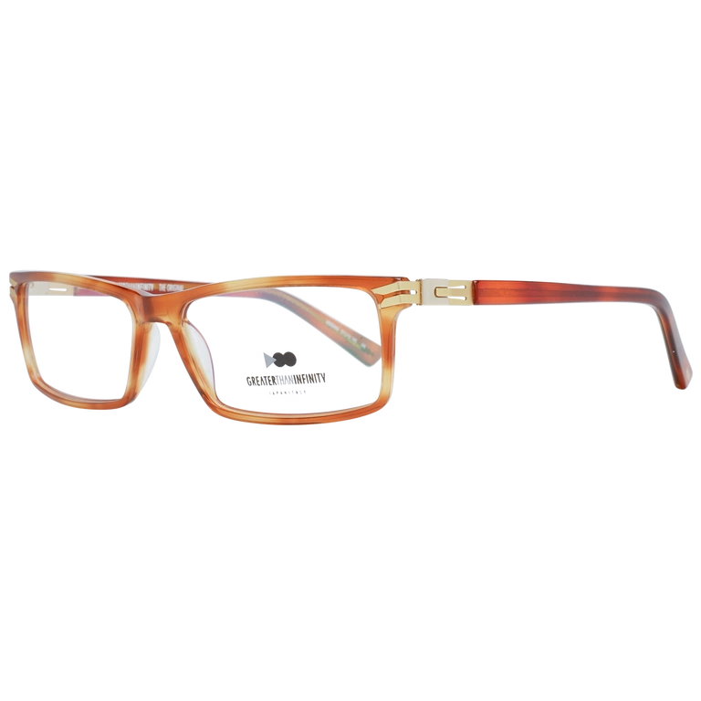 Okulary oprawki Męskie Greater Than Infinity GT033 V03 57 Brązowe