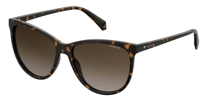 Okulary przeciwsłoneczne damskie Polaroid PLD 4066/S 08657LA Brązowe