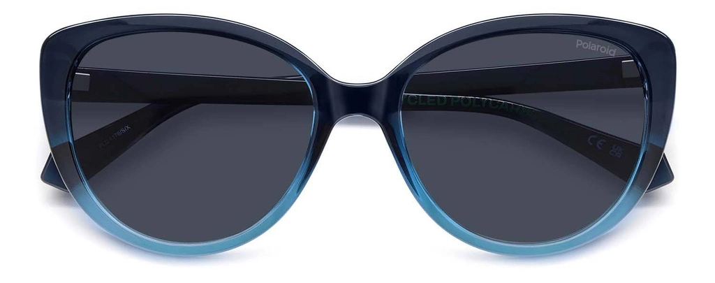 Okulary przeciwsłoneczne damskie Polaroid PLD 4176/S/X PJP56C3 Niebieskie