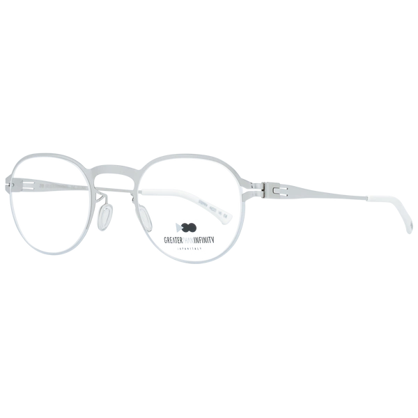 Okulary oprawki Męskie Greater Than Infinity GT009 V04N 46 Srebrne