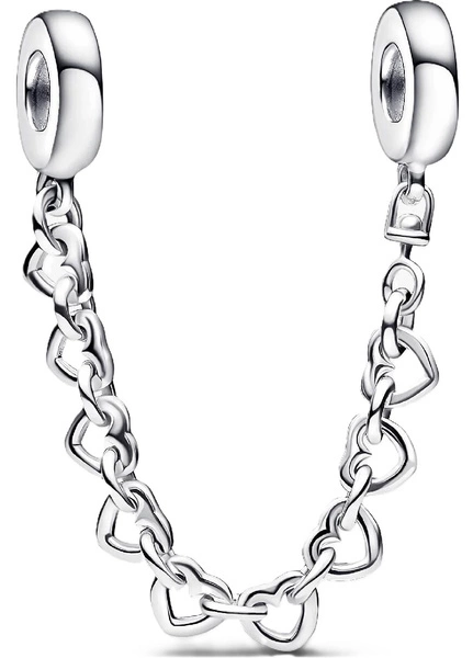 Łańcuszek zabezpieczający Pandora z połączonymi sercami 792274C00-05