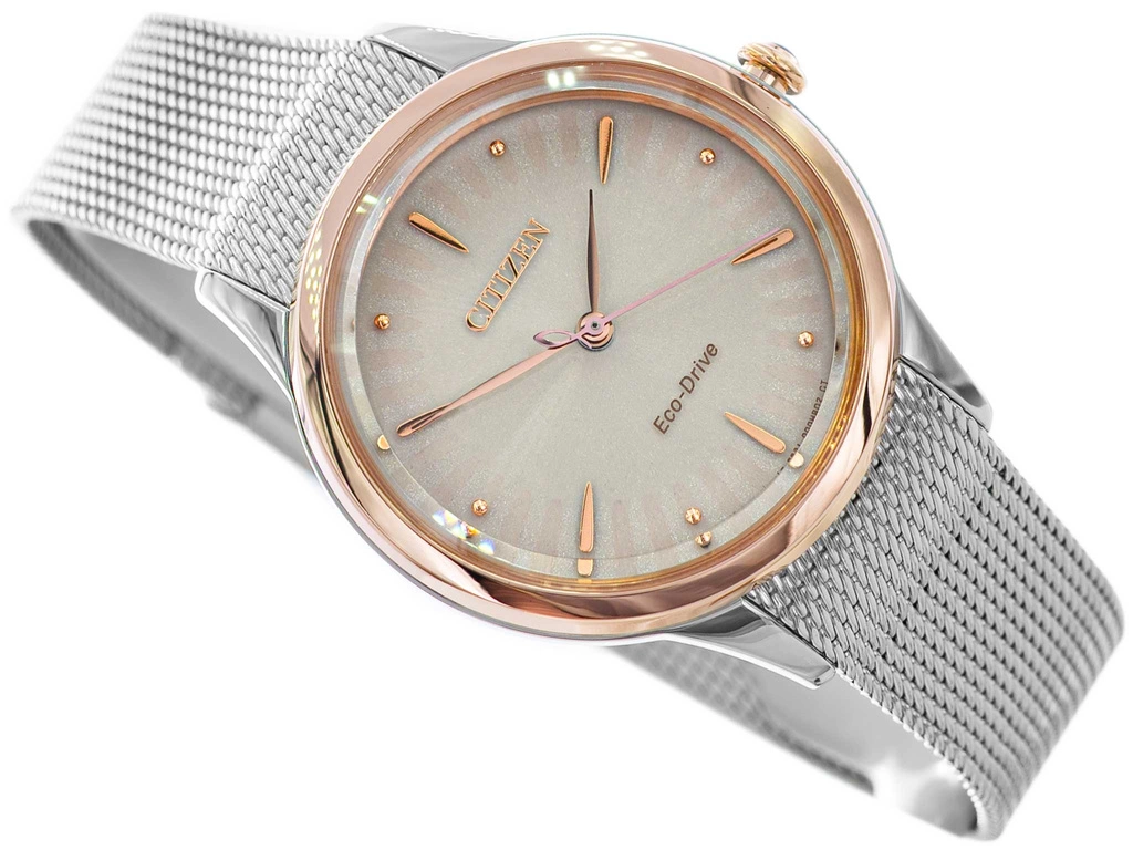 Zegarek damski Citizen EM1156-80X Eco-Drive Citizen L Gerbera