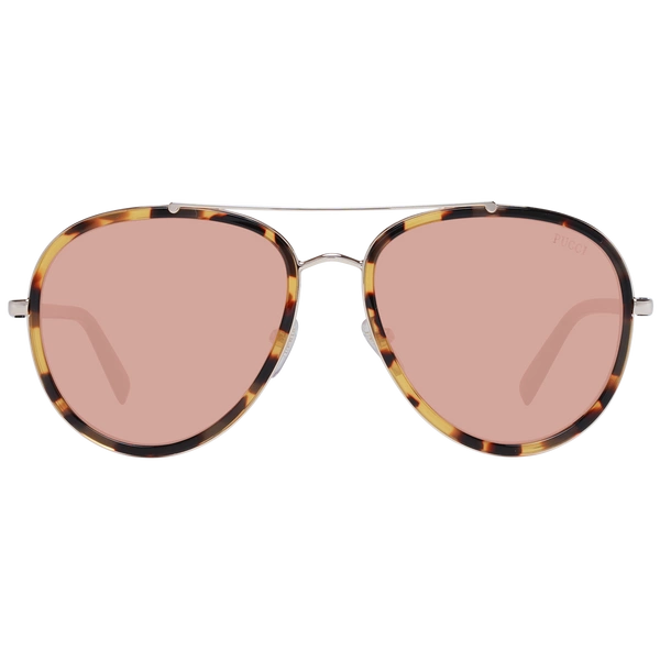 Okulary przeciwsłoneczne Damskie Emilio Pucci EP0185 56E 57 Brązowe