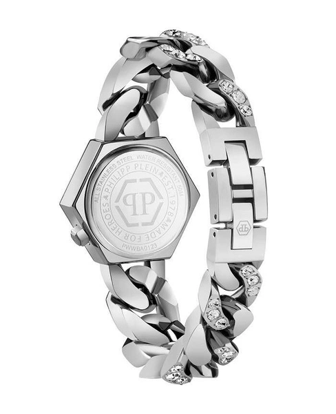 Zegarek damski PHILIPP PLEIN PWWBA0123 The Hexagon Groumette Perpetual Bling