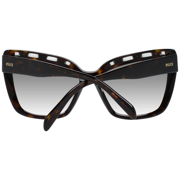 Okulary przeciwsłoneczne damskie Emilio Pucci EP0101 52B 59 Brązowe