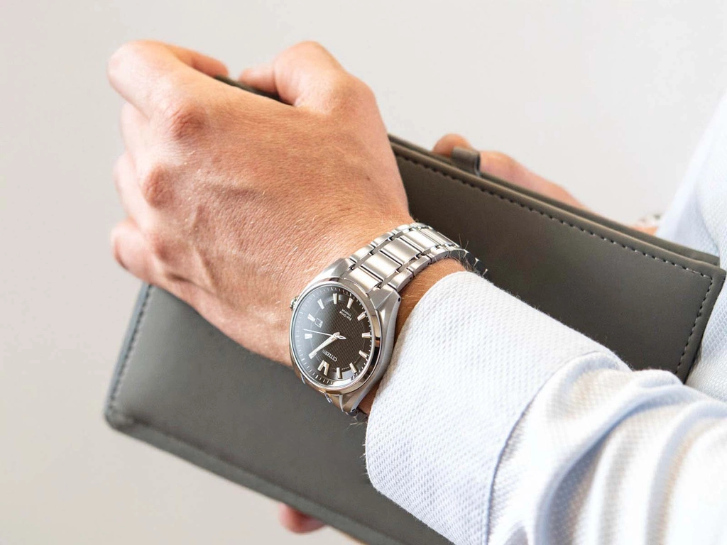 Zegarek męski Citizen AW1240-57E Eco-Drive Super Titanium