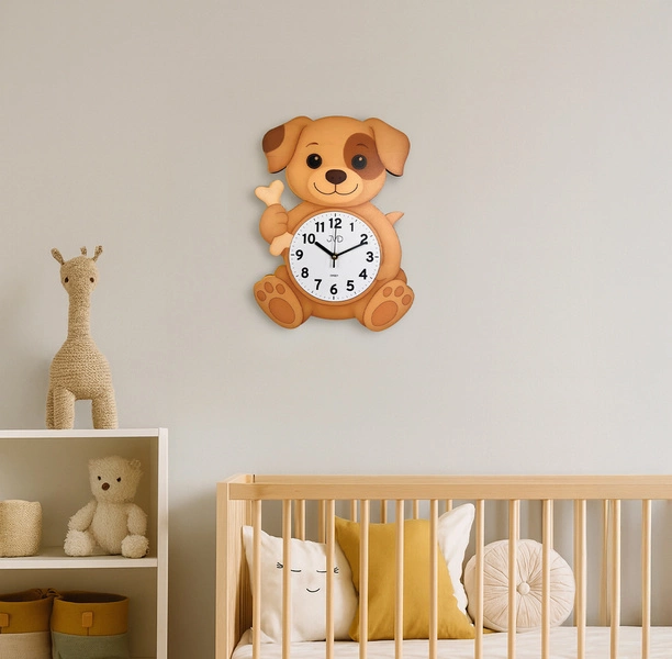 Zegar JVD HJ115 Piesek Dziecięcy Cichy mechanizm