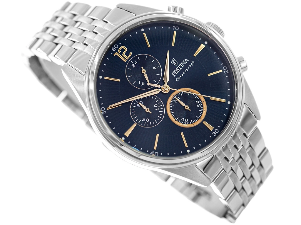 Zegarek męski FESTINA F20285/3 Timeless Chronograph
