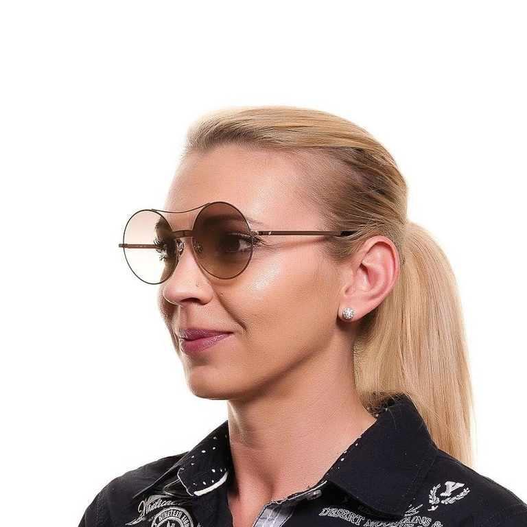 Okulary Przeciwsłoneczne Damskie Web WE0211 Różowe Złoto