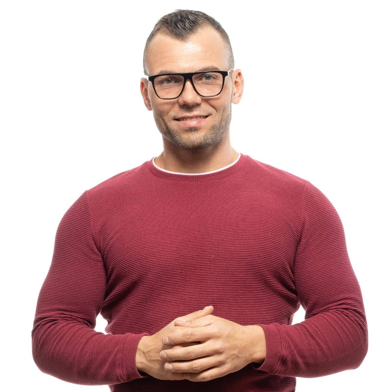 Okulary oprawki Męskie Sandro SD1018 001 55 Czarne