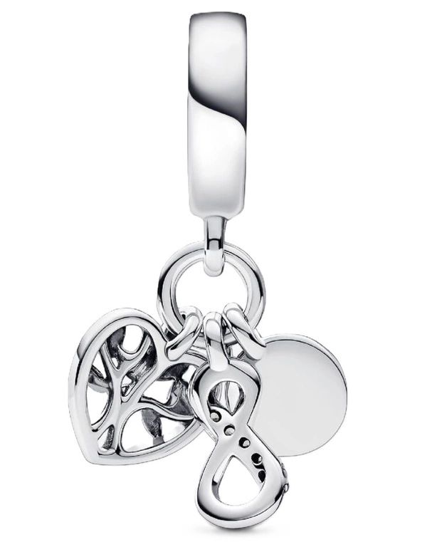 Charms Pandora 792201C01 Zawieszka Potrójna Rodzina na zawsze