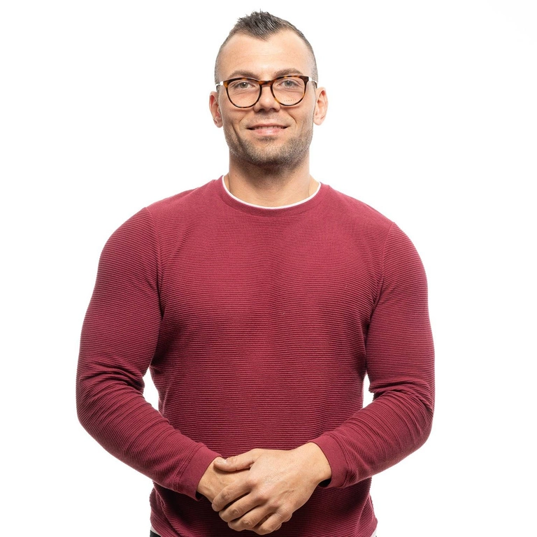 Okulary oprawki Męskie Sandro SD1012 201 51 Brązowe