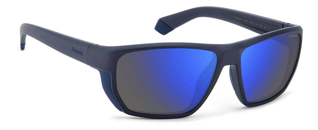Okulary przeciwsłoneczne męskie Polaroid PLD 7057/S FLL605X Granatowe