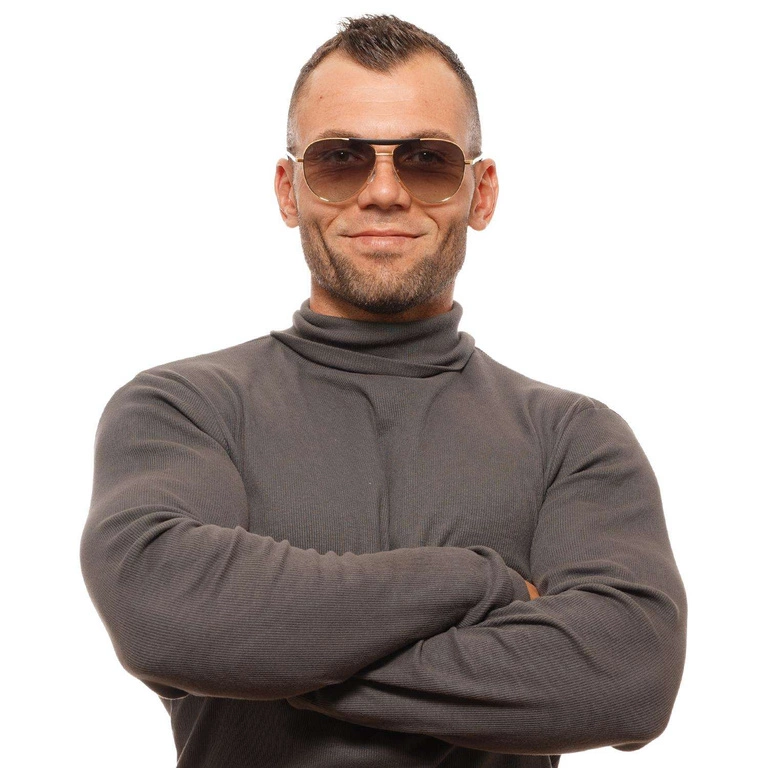 Okulary przeciwsłoneczne Męskie Web WE0281 30P 60 Złote