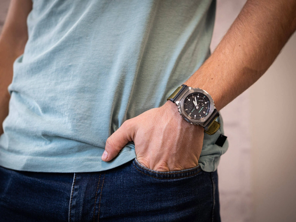 Zegarek męski CASIO G-SHOCK GM-2100CB-3AER Metal Covered