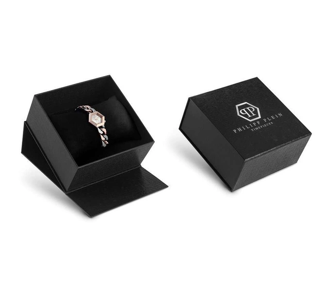 Zegarek damski PHILIPP PLEIN PWWBA0223 The Hexagon Groumette Perpetual Bling