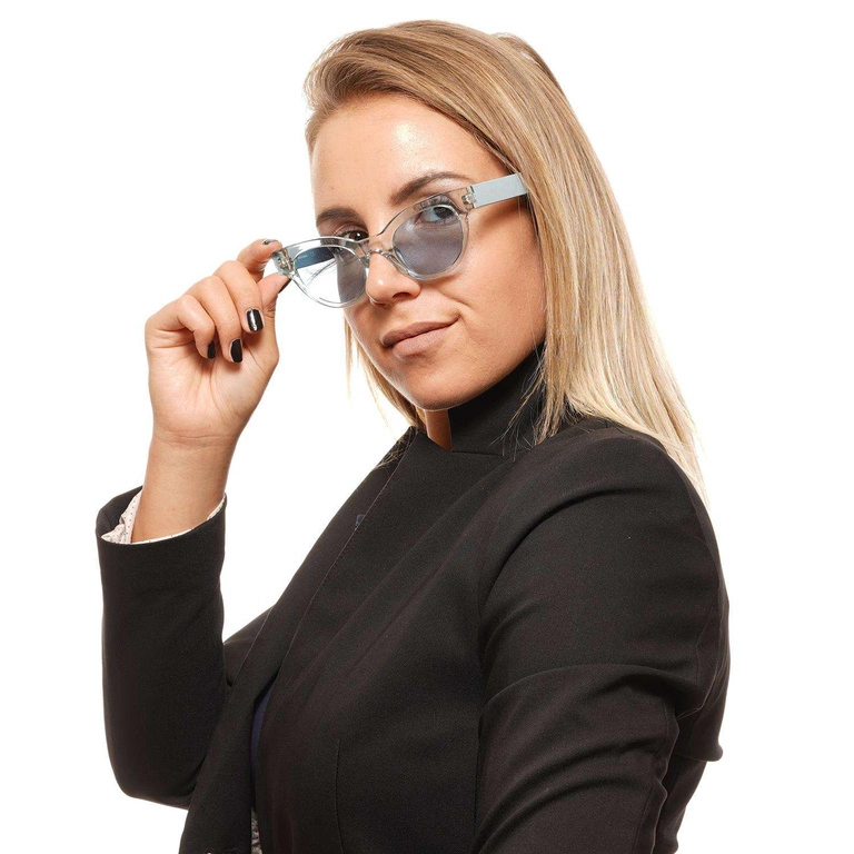 Okulary przeciwsłoneczne Damskie Skechers SE6100 90V 49 Niebieskie