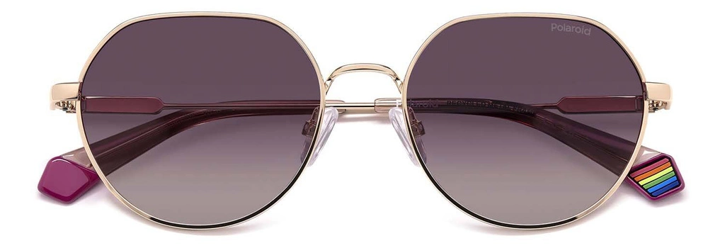 Okulary przeciwsłoneczne Unisex Polaroid PLD 6236/S/X S9E54JR Złote