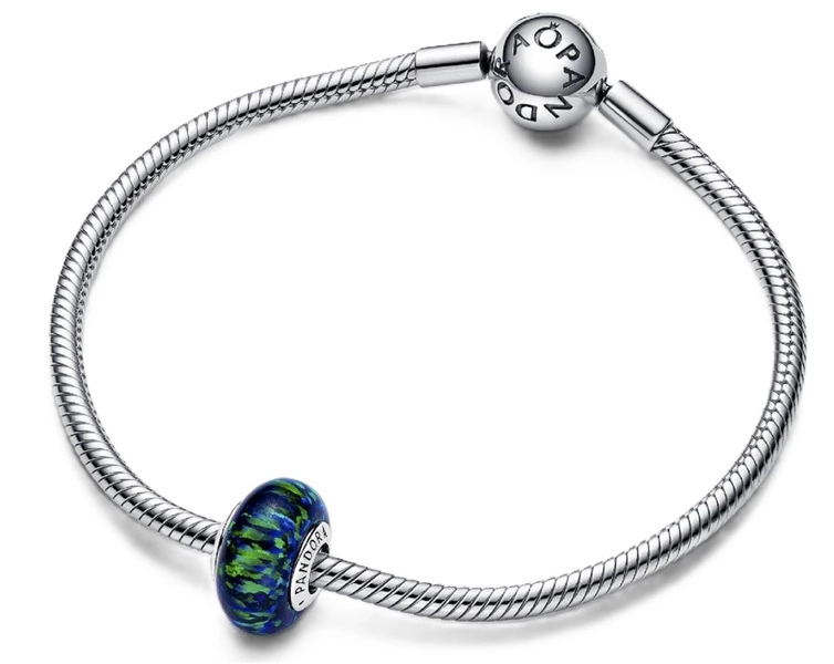 Charms Pandora Opalizująca zieleń 791691C04 