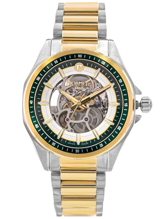 Zegarek męski ROAMER Rockshell Mark III Skeleton 220984 48 75 20