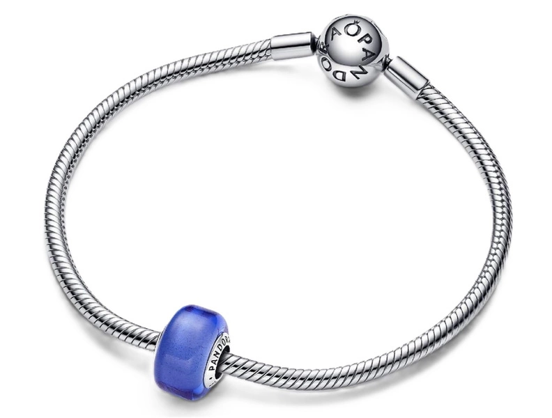 Charms Pandora 793105C00 mały z niebieski szkła Murano