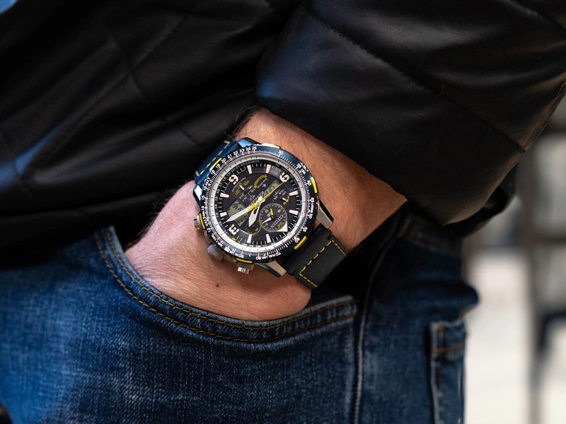 Zegarek męski Citizen Promaster Skyhawk Blue Angels JY8078-01L