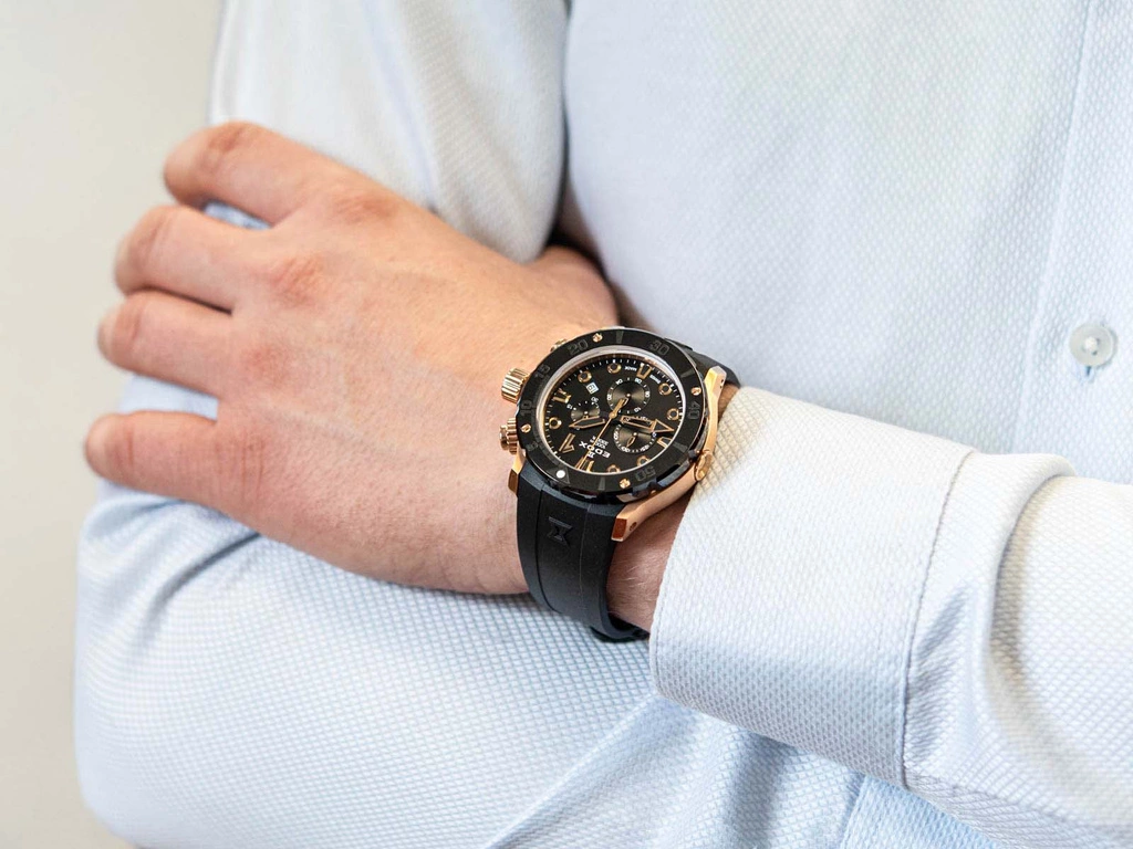 Zegarek męski EDOX 10242 TINR NIR CO-1 Chronograph