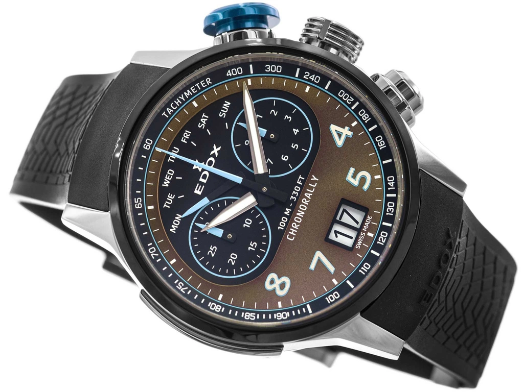 Zegarek męski EDOX 38003 TINBU BRNBU Chronorally