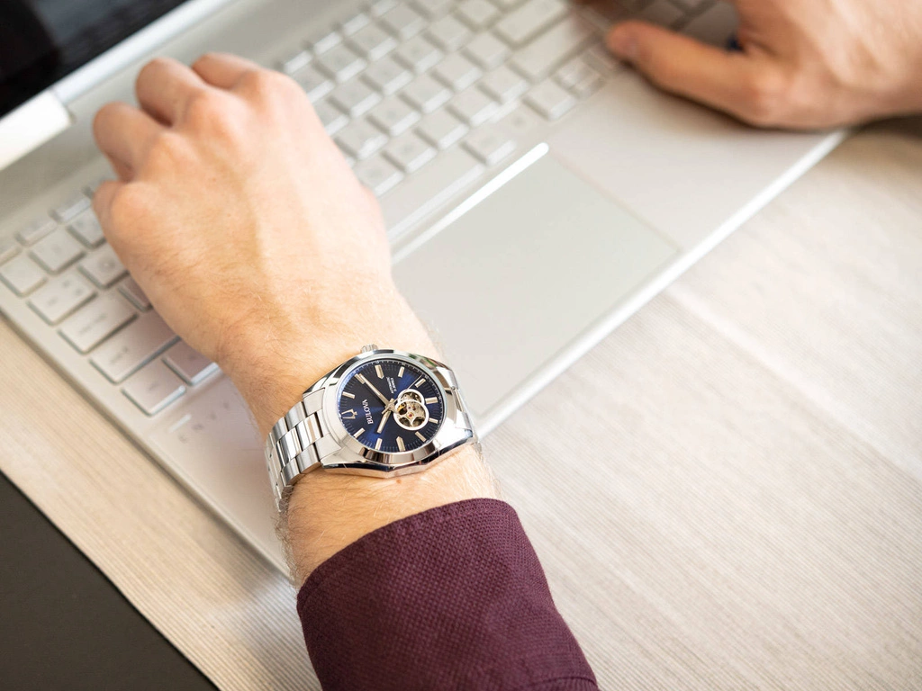 Zegarek męski BULOVA 96A275 Surveyor Open Heart Automatic