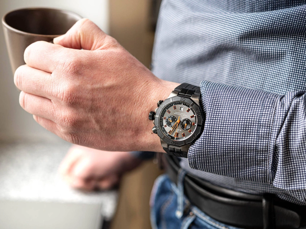 Zegarek męski EDOX 10113 37GNCA GNO Delfin