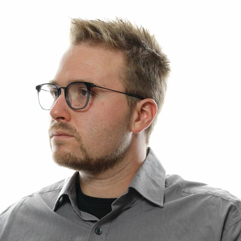 Okulary oprawki męskie Police VPL686 09QW 51 Niebieskie